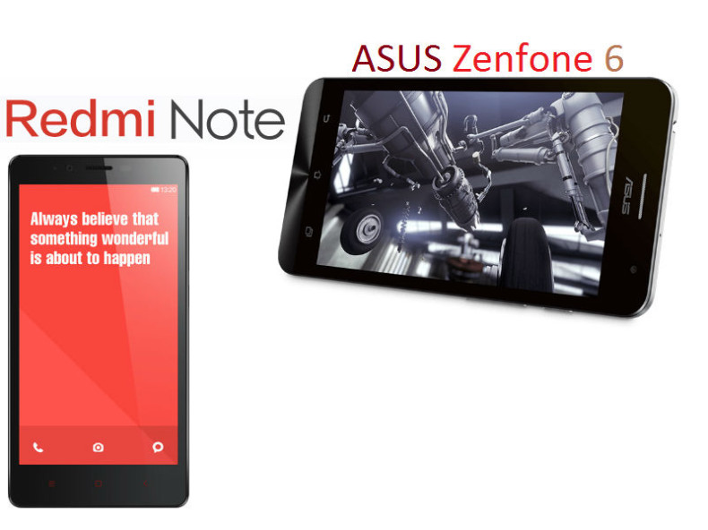 Xiaomi Redmi Note vs Asus Zenfone 6: A Basic Comparison of the Asian Smartphones