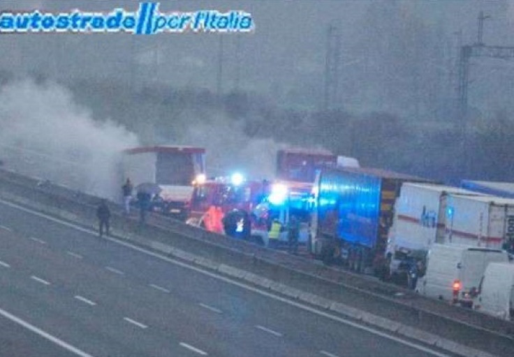 Italy Highway robbery Lodi