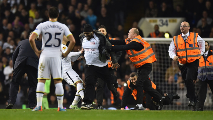 Tottenham pitch invaders