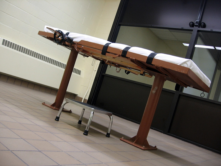 The execution chamber of the 'death house' at the Southern Ohio Correctional Facility in Lucasville,Ohio. (CAROLINE GROUSSAIN/AFP/Getty Images)