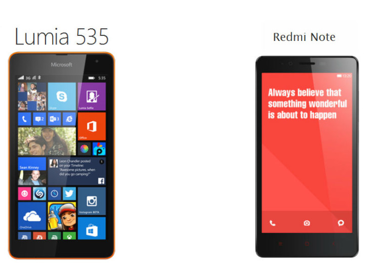 Microsoft Lumia 535 Vs Xiaomi Redmi Note: A Basic Comparison of the 'Budget' Pure Mid-Rangers