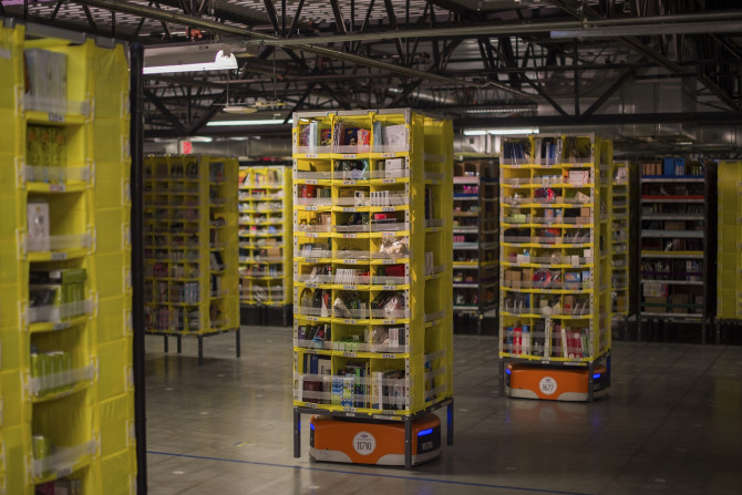 Amazon warehouse robot