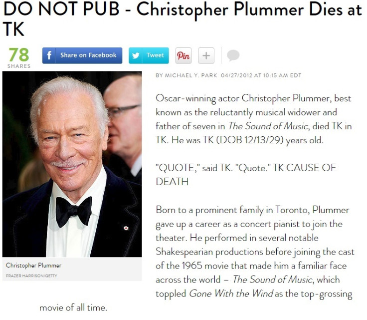 Christopher Plummer