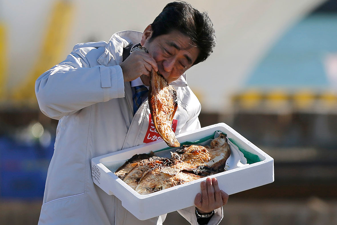 Japan PM fish
