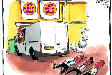 Ukip accused of pinching telegraph cartoonist's image for Christmas card