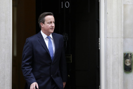 David Cameron at 10 Downing Street