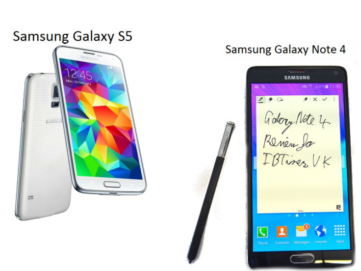 Samsung Galaxy Note 4 vs Galaxy S5: Technical comparison of two of the best high-end smartphones of 2014