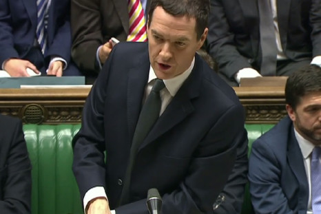 Osborne in House of Commons delivering his Autumn Statement