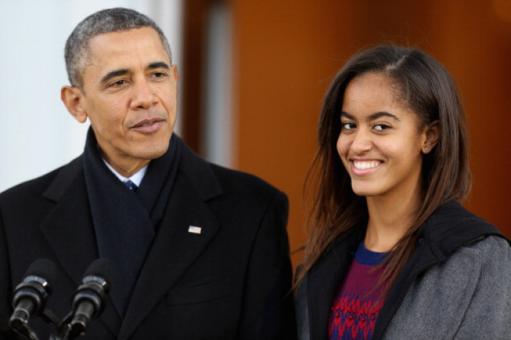 US President Barack Obama's teenage daughter Malia is not pregnant.