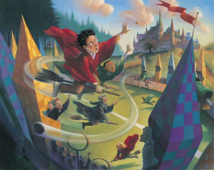 Harry's first Quidditch match in Harry Potter and the Sorcerer's Stone