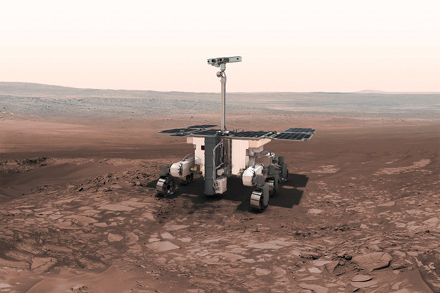 The space rover will travel around Mars using the stars to navigate by The space rover will travel around Mars using the stars to navigate by