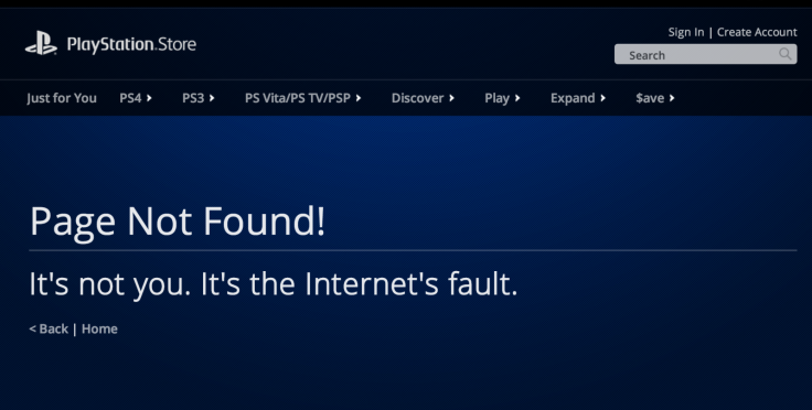 PlayStation Store Offline