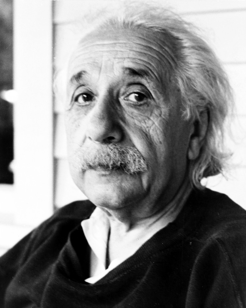 Albert Einstein is known for his mass–energy equivalence formula E = mc2, dubbed "the world's most famous equation"