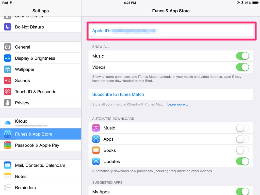 how to logout of app store