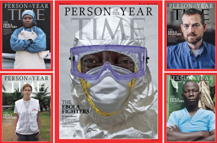 Time magazine annoints medics fighting ebola as 'person of the year'