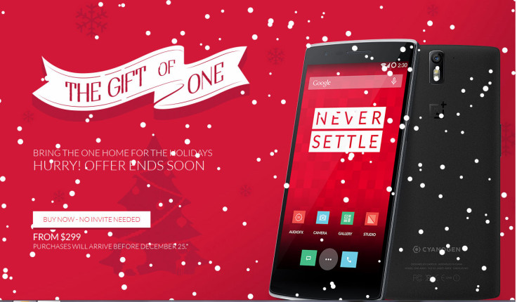 OnePlus One currently available to buy without the need of invites, orders to be shipped before 25 December