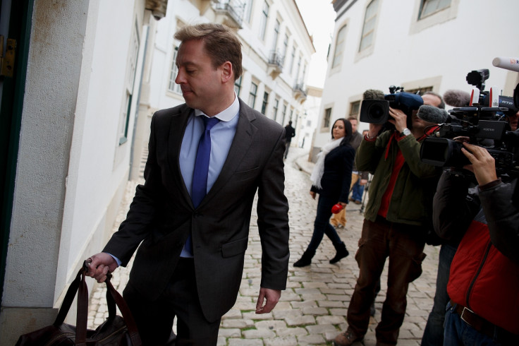 British police officer arrives at Faro police station for interviews about missing Madeleine McCann