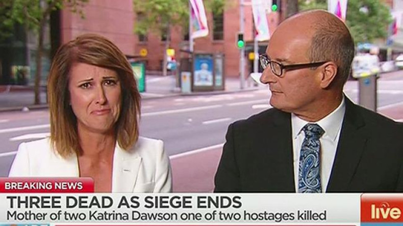 Sydney Siege Channel 7 host Natalie Barr Tears
