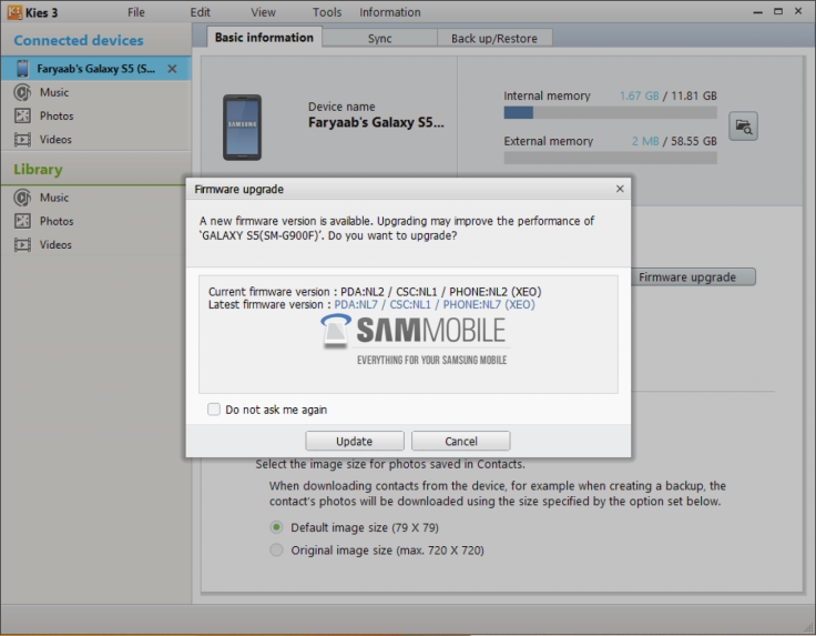 Galaxy S5 tastes another Android 5.0 Lollipop update with build G900FXXU1BNL7 official firmware Galaxy S5 tastes another Android 5.0 Lollipop update with build G900FXXU1BNL7 official firmware