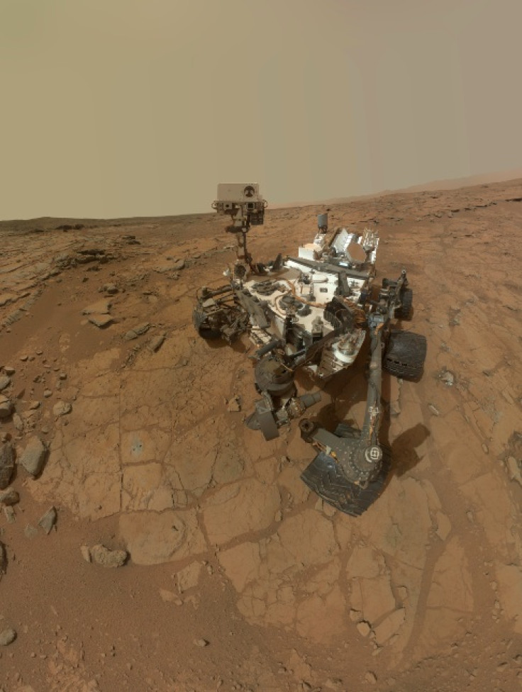 Self-portrait of NASA's Mars rover Curiosity combines dozens of exposures taken by the rover's Mars Hand Lens Imager
