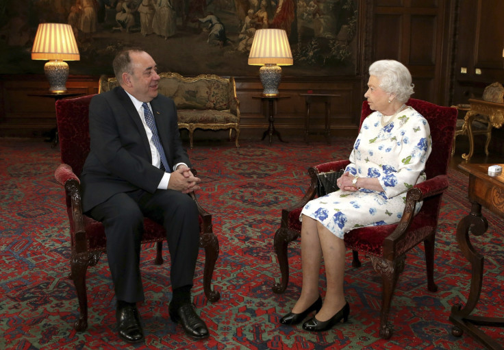 The Queen and Alex Salmond