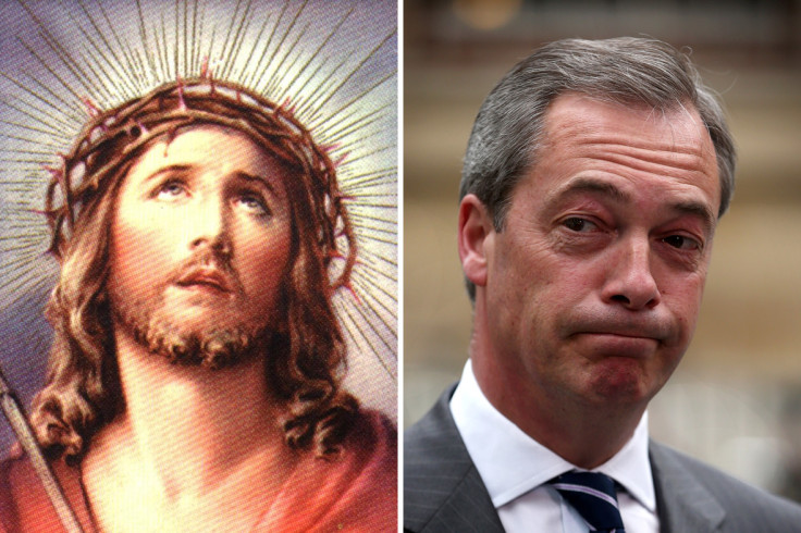 Jesus Christ Nigel Farage