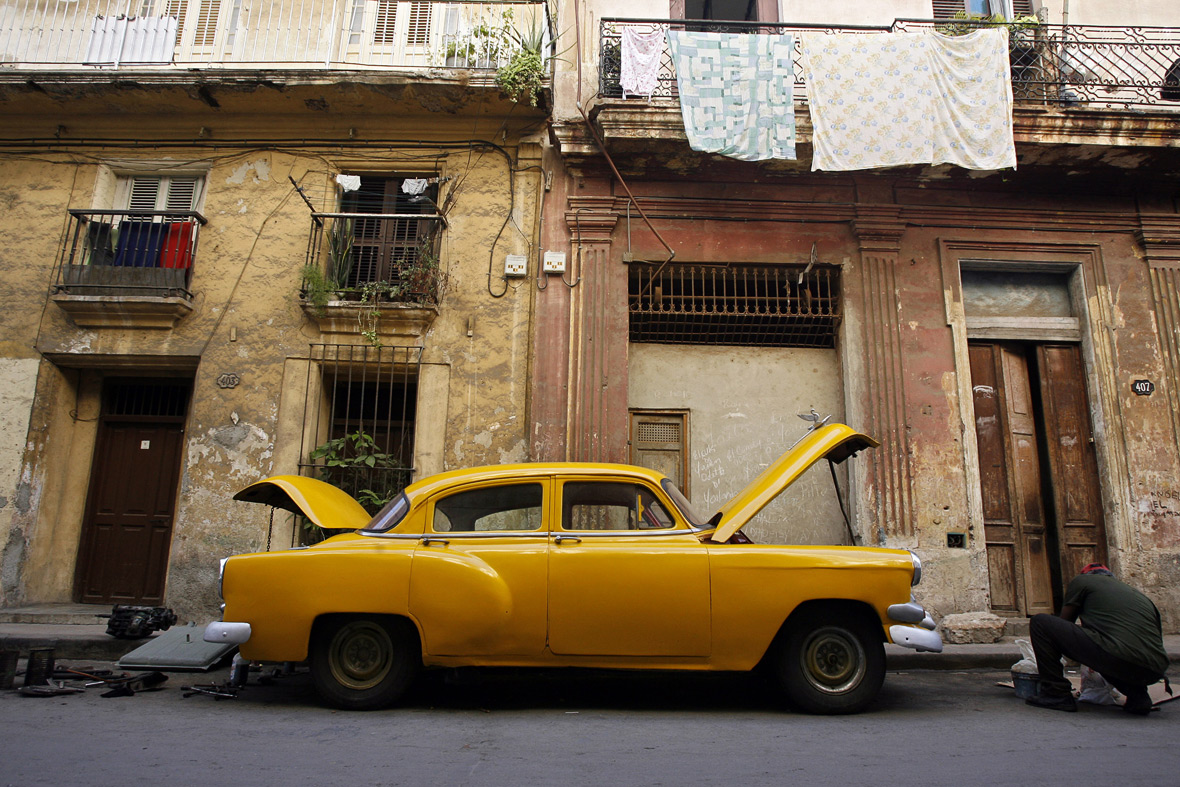 Vintage American cars Havana Cuba
