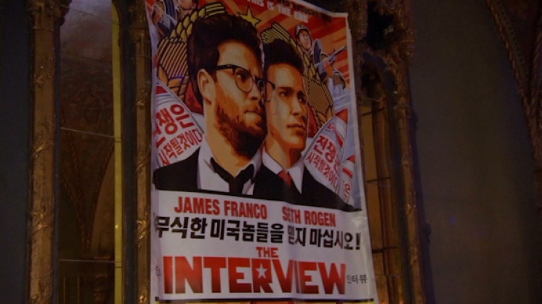 A poster for The Interview