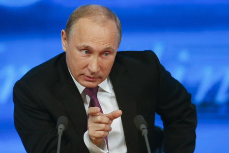 Russian President Vladimir Putin speaks in Moscow