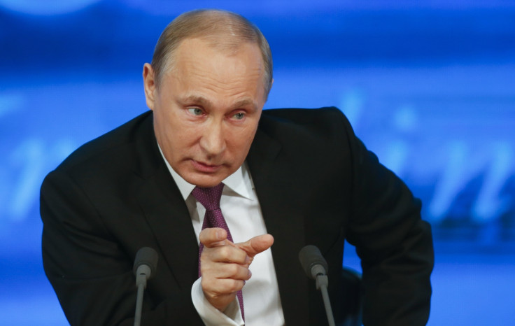 Russian President Vladimir Putin speaks in Moscow