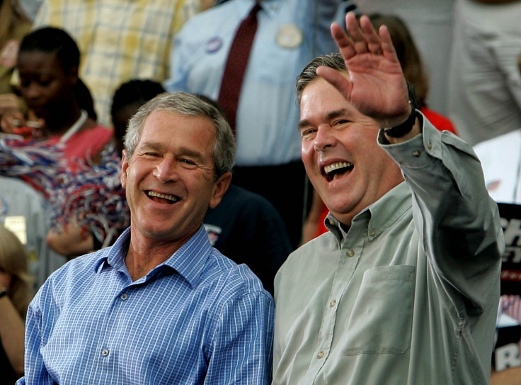 Former president George W Bush and his brother Jeb Bush, a 2016 presidential candidate? (Getty)