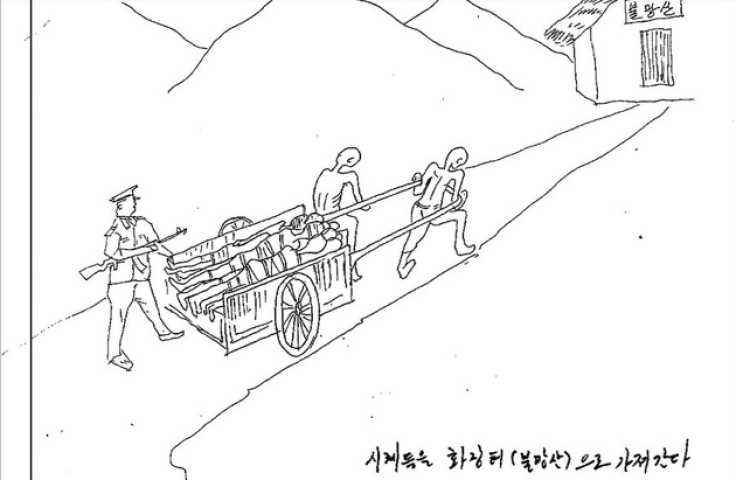 Kim Kwang-il: "The corpses are taken to the crematorium"