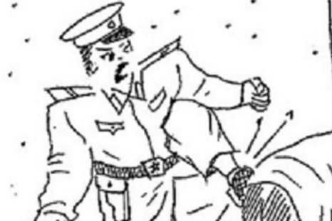 Cartoon violence illustrating the brutal methods of North Korea upon prisoners is no laughing matter