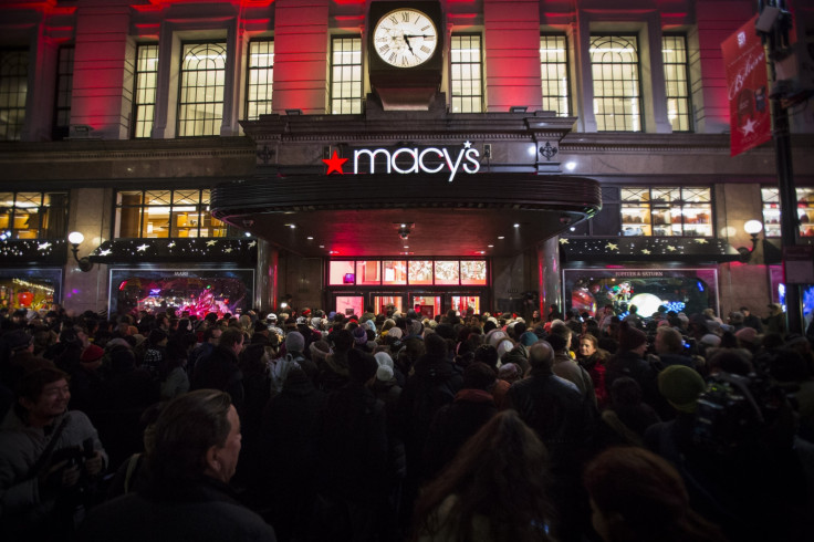 US shoppers at Macy's