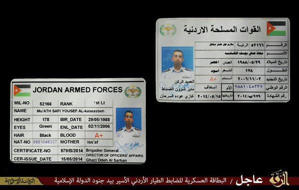 Photo-id of the pilot allegedly shot down by isis near Raqqa. Photo-id of the pilot allegedly shot down by isis near Raqqa.