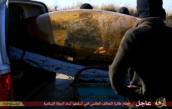 Picture allegedly showing the remains of the F-16 shot down by isis near Raqqa, Syria. Picture allegedly showing the remains of the F-16 shot down by isis near Raqqa, Syria.