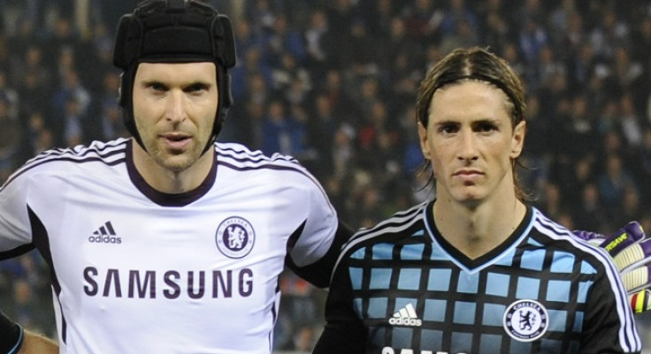 Petr Cech and Fernando Torres
