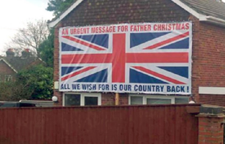 Timothy Miller got the Union flag wrong in his 'appeal' to Santa Claus
