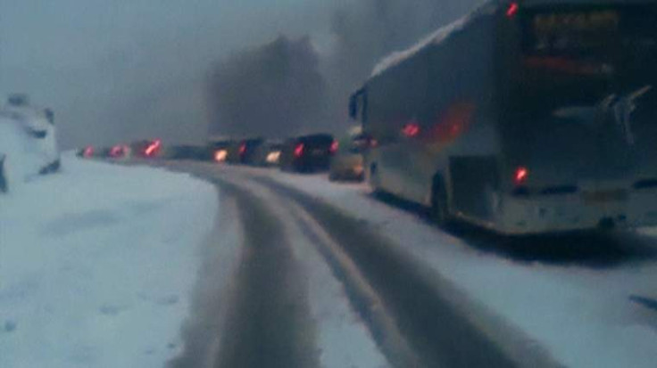 Roads Blocked in French Alps