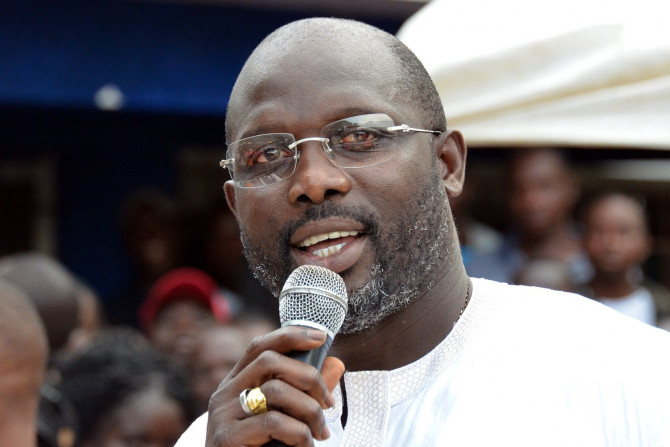 George Weah on the campaign trail (Getty)