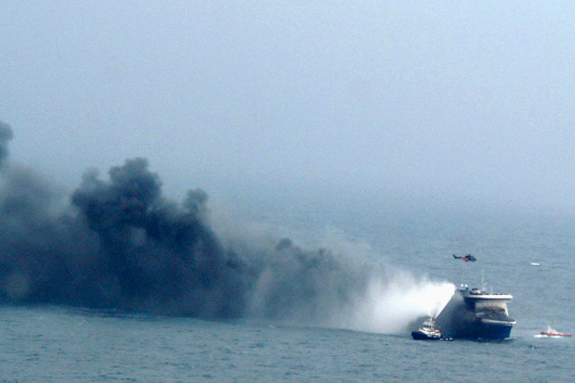 Greek ferry fire