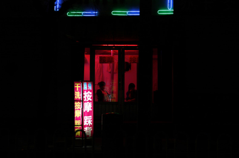 The red light zone in Weifang in Shandong Province. (Reuters)