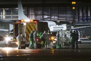 Ebola victim taken to isolation unit in Glasgow