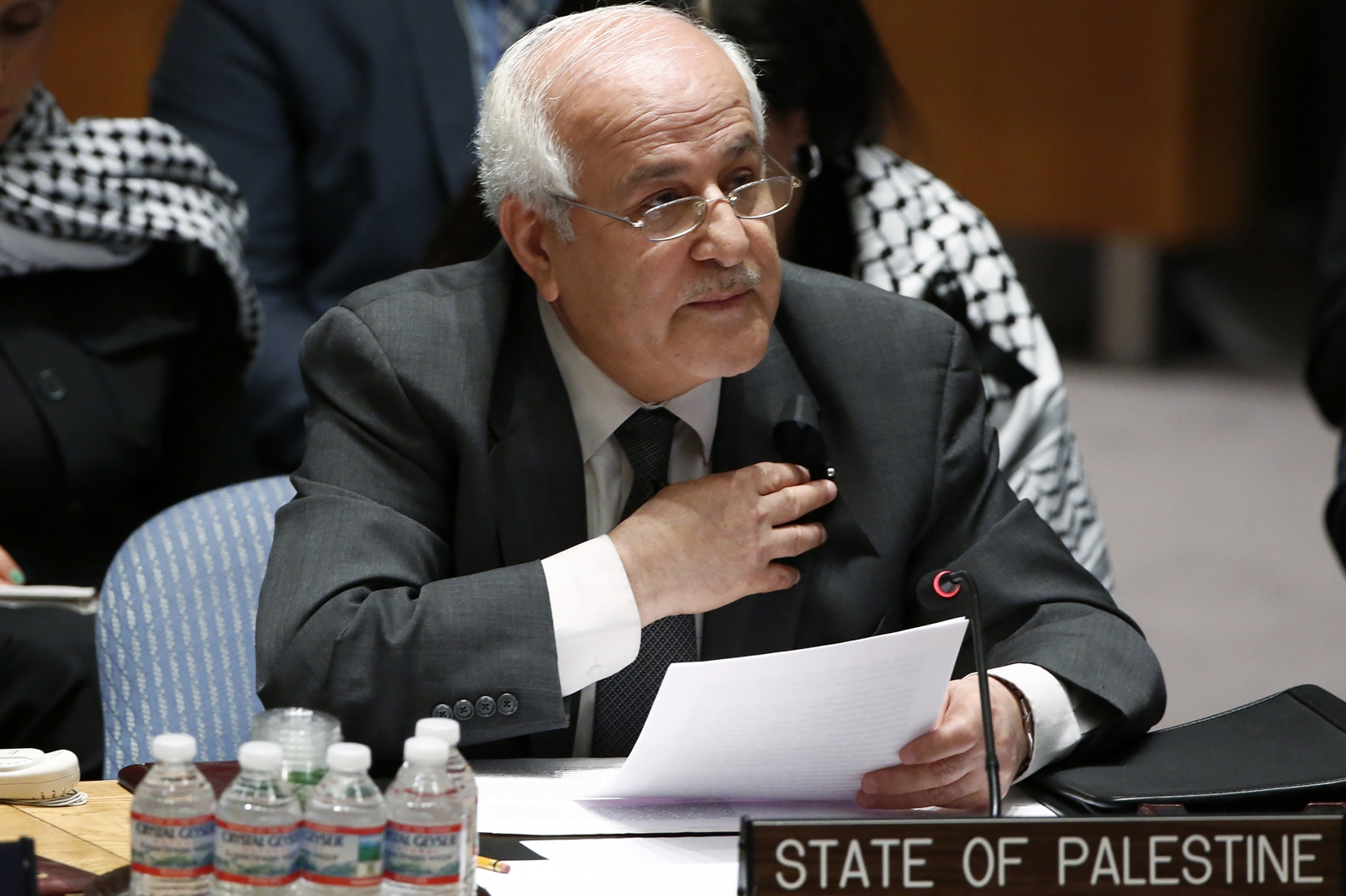 UN Security Council To Vote On Palestine Statehood Resolution Tonight