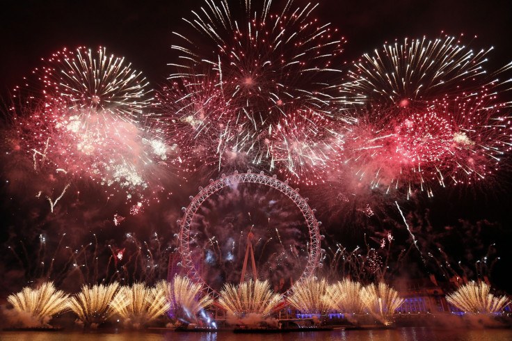 London New year fireworks