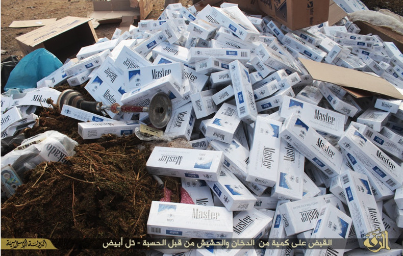 Confiscated cigarettes Syria