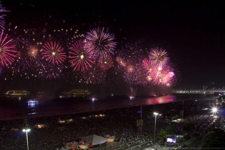 Brazil fireworks display