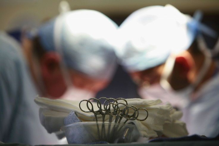 Surgeons at work. A crash victim is to become the country's first ever bone transplant patient. (Getty)