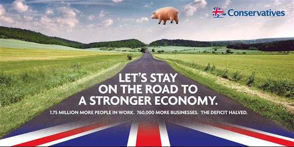 Conservatives road election poster mock 1