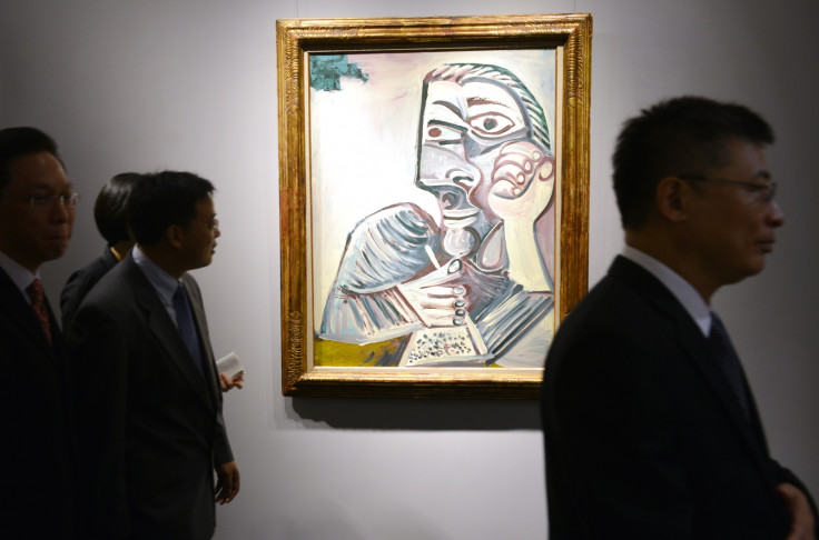 A Picasso on display at a private exhibition by auction house Christie's in Shanghai in 2013. (Getty)